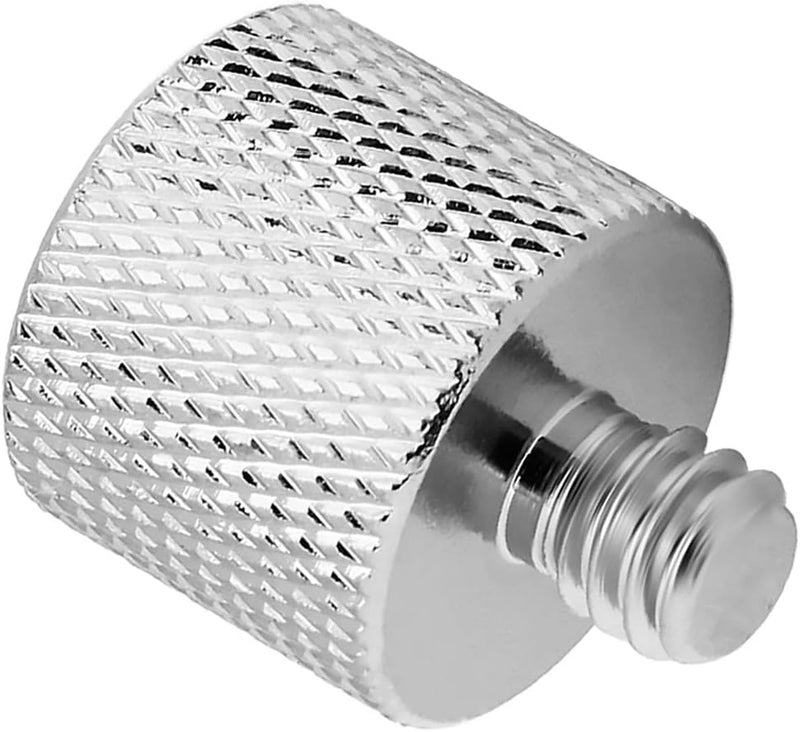 SHOPEE محول برغي قياسي 3/8"-16 أنثوي إلى 1/4"-20 ذكري لحامل ثلاثي القوائم (فضي، عبوة من 2) - Image 4