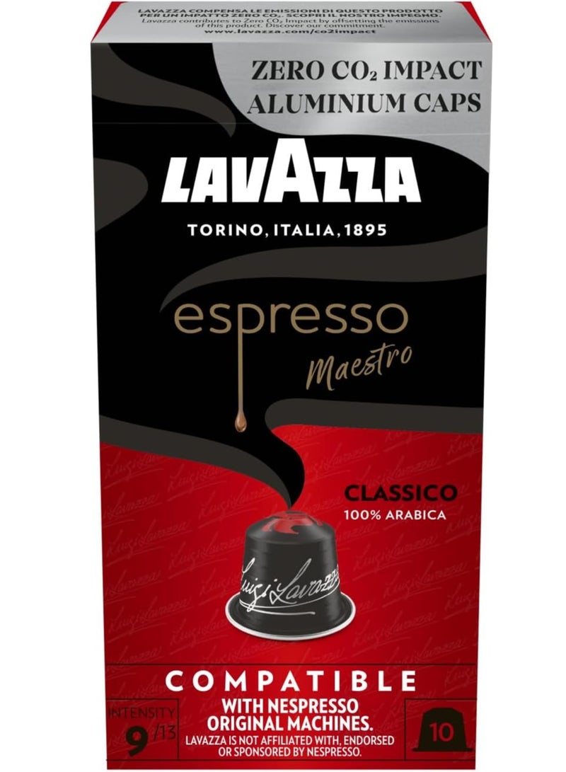 Lavazza Espresso Maestro Classico Coffee Capsules - 10 Capsules (57g)