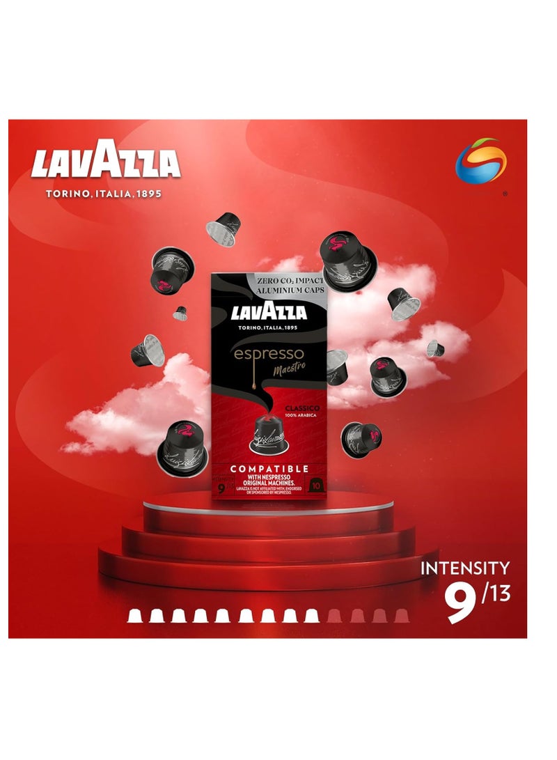 Lavazza Espresso Maestro Classico Coffee Capsules - 10 Capsules (57g)
