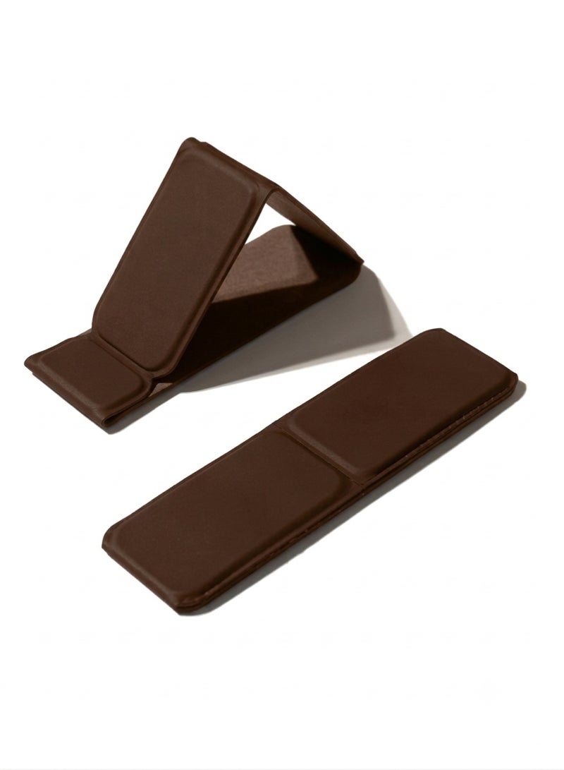 Winmax Magnetic Foldable Phone Stand Holder, Brown - Image 1