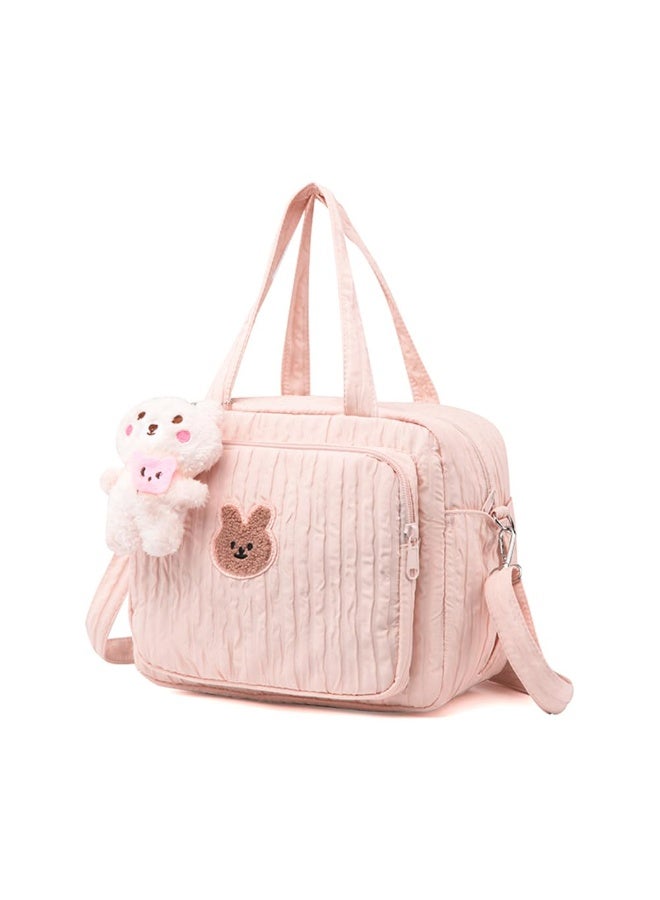 TNTAIAHL حقيبة حفاضات للأطفال - حقيبة حفاضات سفر موموي كروس بودي، تخزين متعدد الوظائف لمستلزمات الأطفال الرضع - Image 1