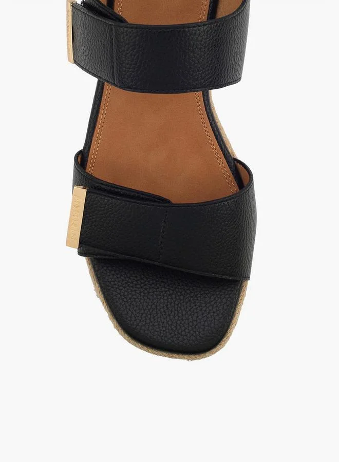Peppermint BLACK Women Back Strap Espadrilles for Women | Best Price UAE