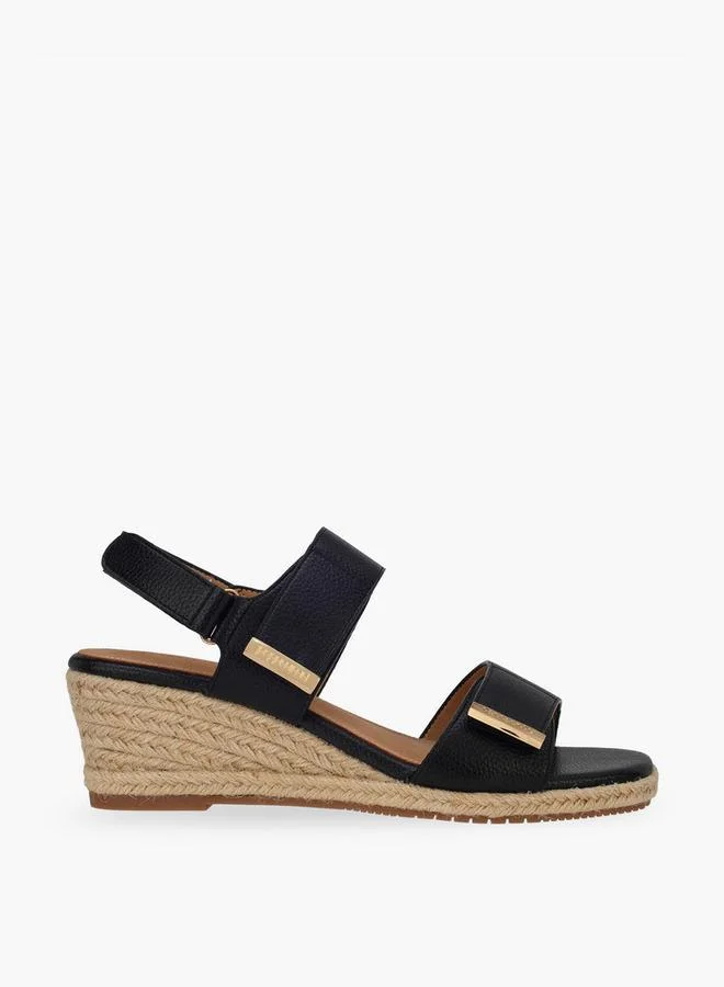 Peppermint BLACK Women Back Strap Espadrilles for Women | Best Price UAE