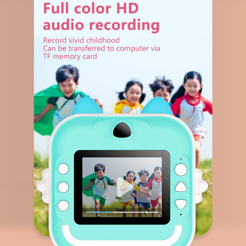 Mini Portable Printer: 2-In-1 Camera & Thermal Printer - 800mAh Long Battery Life Pocket Printer for On-The-Go Use, Kids, Photo & Sticker Making - Image 5