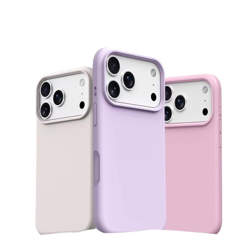 غطاء واقي | بنفسجي | سيليكون | سيليكون سائل | لون صلب | لـ iPhone 17 / 17 Air / 17 Pro / 17 Pro Max - Image 2