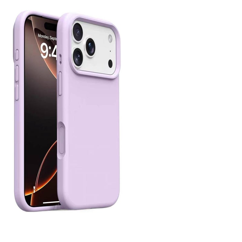 غطاء واقي | بنفسجي | سيليكون | سيليكون سائل | لون صلب | لـ iPhone 17 / 17 Air / 17 Pro / 17 Pro Max - Image 1