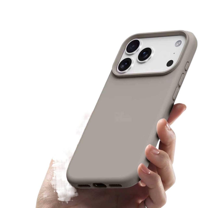 غطاء واقي | بنفسجي | سيليكون | سيليكون سائل | لون صلب | لـ iPhone 17 / 17 Air / 17 Pro / 17 Pro Max - Image 5