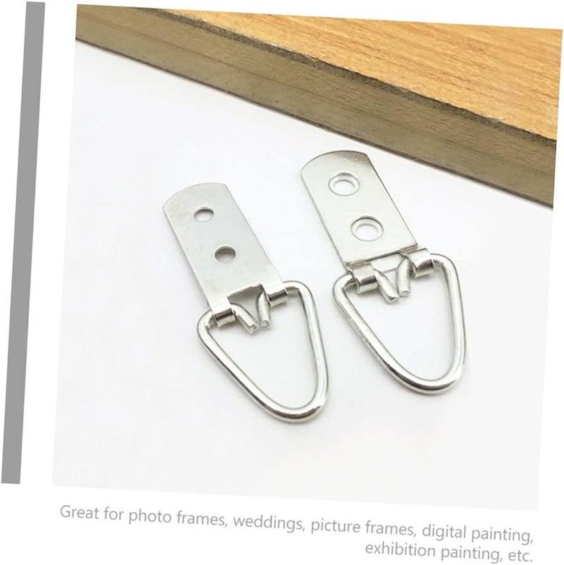 50 مشبك حائط معدني ثقيل للوحات الفنية والصور والمكاتب المنزلية - Image 5