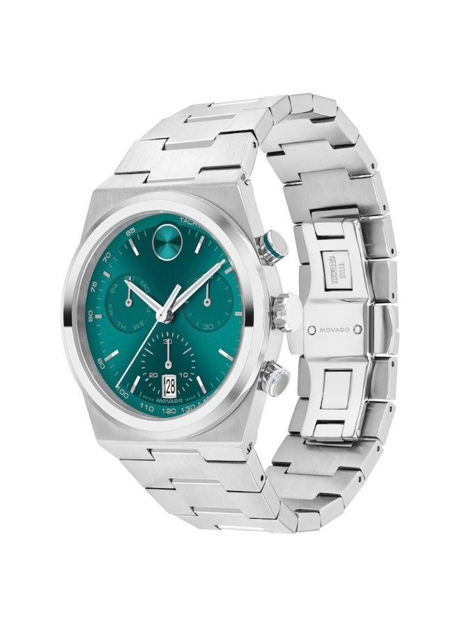 Movado Bold Quest Chronograph Quartz Green Dial Men's Watch - Image 2