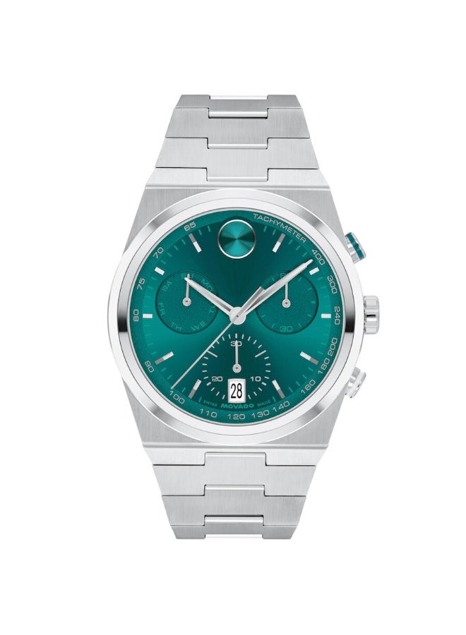 Movado Bold Quest Chronograph Quartz Green Dial Men's Watch - Image 1