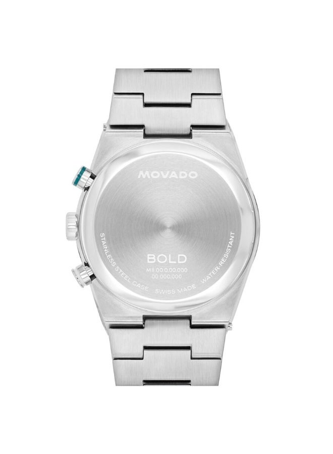 Movado Bold Quest Chronograph Quartz Green Dial Men's Watch - Image 3