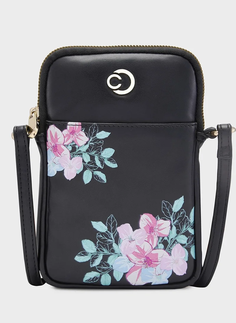 CAPRESE SHANAYA MOBILE POUCH SMALL BLACK
