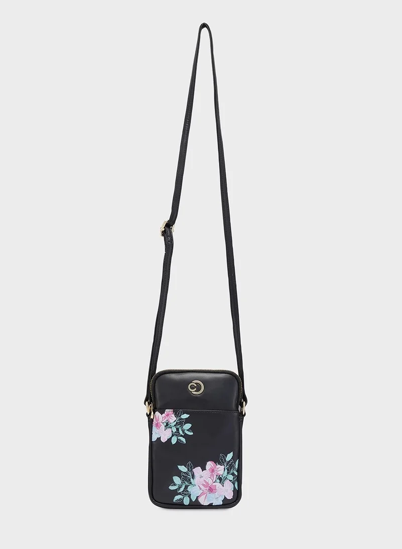 CAPRESE SHANAYA MOBILE POUCH SMALL BLACK
