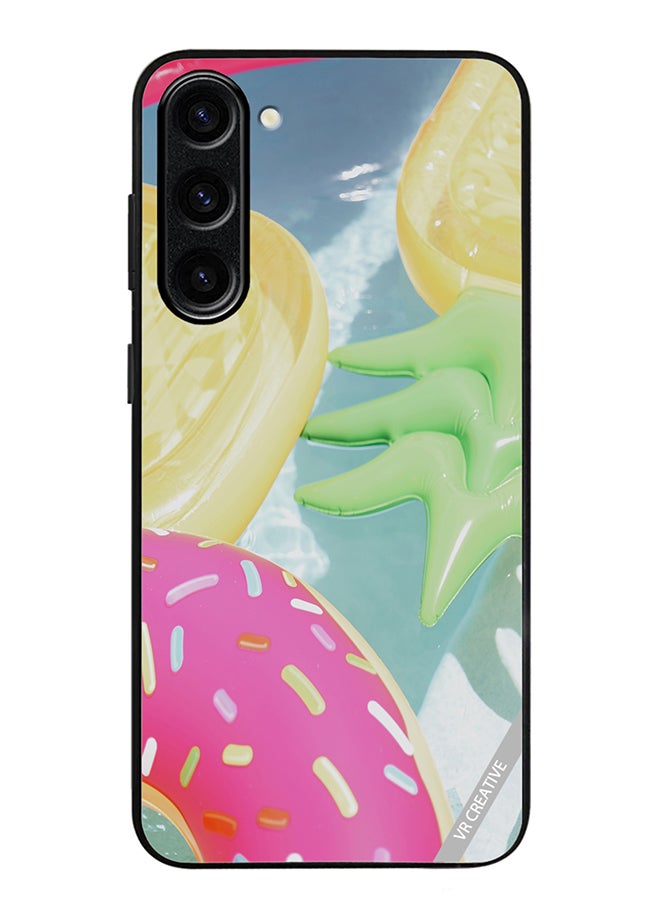 VR CREATIVE Protective Case Cover For Samsung Galaxy S24 Pool Fun Design Multicolour - Image 1