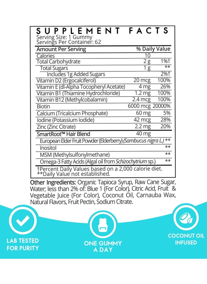SugarbearPRO - SugarBear Hair Vitamins 62 gummies - Image 1
