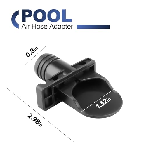 PROSOCOOL 12773 Inflation Hose Adapter Replacement for Intex Spa Model 28461 28462, Black Pool Spa Pump Hose Connector - Image 4
