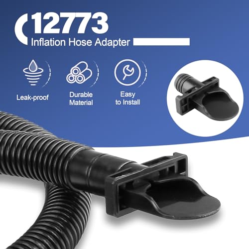 PROSOCOOL 12773 Inflation Hose Adapter Replacement for Intex Spa Model 28461 28462, Black Pool Spa Pump Hose Connector - Image 5