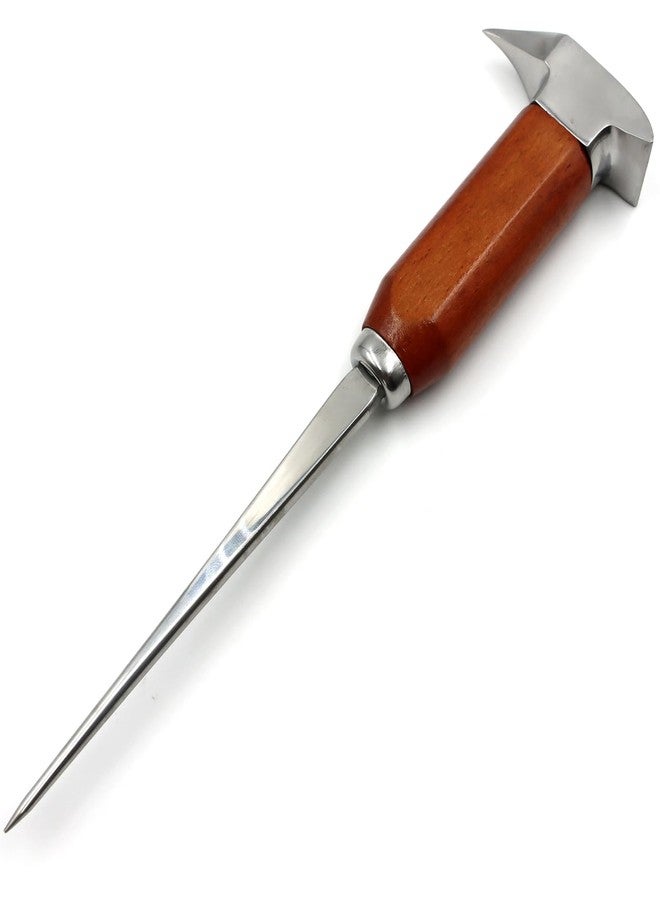 Gihunk Ice Pick Stainless Steel, Ice Picks for Breaking Ice, Ice Pick with Wood Handle, Ice Picks for Kitchen, Bars, Bartender, Best Ice Carving Tools (long) - Image 1