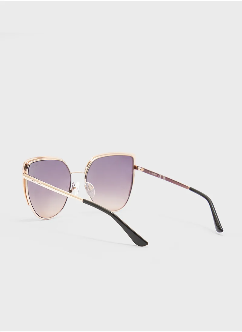 GUESS Gu0021705B59 Cat Eye Sunglasses