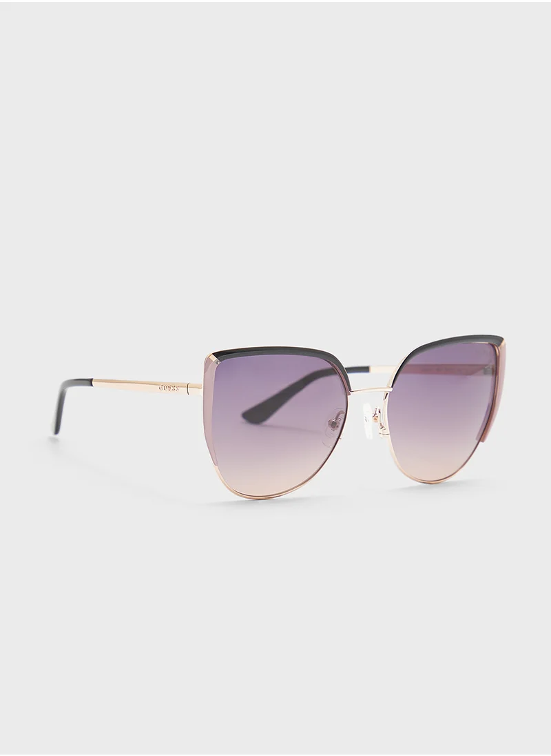 GUESS Gu0021705B59 Cat Eye Sunglasses