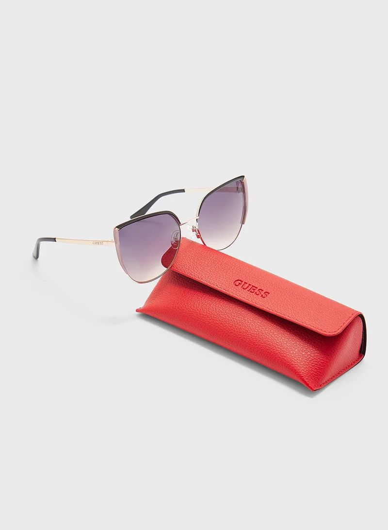 GUESS Gu0021705B59 Cat Eye Sunglasses