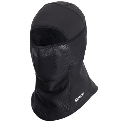 Sireck Cold Weather Balaclava Ski Mask, Fleece Thermal Winter Face Mask Head Warmer, Windproof Skiing Hunting Survival Motorcycle Accessories & Gear for Men Women(Black) - Image 1