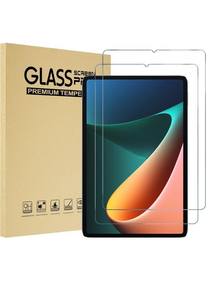 Procases 2 Pack Screen Protector For Xiaomi Pad 5 Pad 5 Pro 11" 2021 Tempered Glass Screen Film Guard For Xiaomi Mi Pad 5 Pad 5 Pro 11" 2021 Release - Image 1