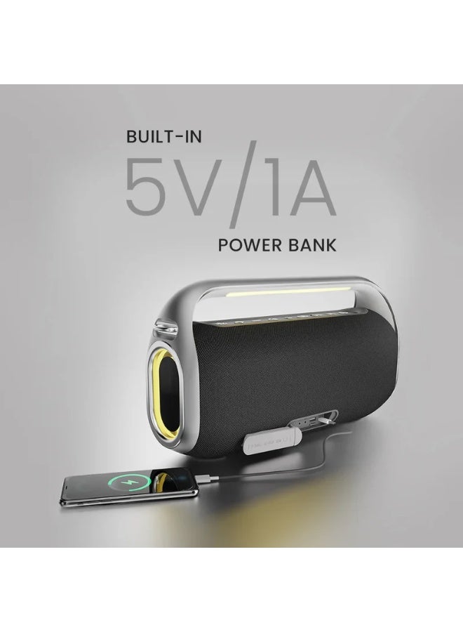 HiFuture MusicBox300 150 W Portable Bluetooth Speaker | Deep Bass | 360° Surround Sound | Long Playtime | Waterproof Design - Image 5