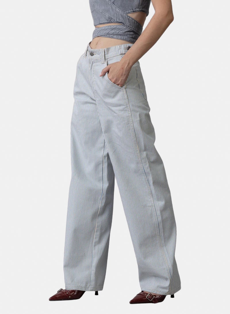 Stache Pinstriped Jeans - Image 2