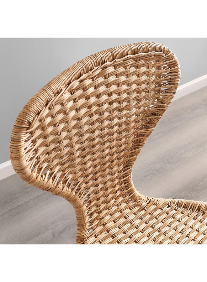 Zaboon Chair, Handmade Rattan/Sefast Chrome-Plated - Image 5