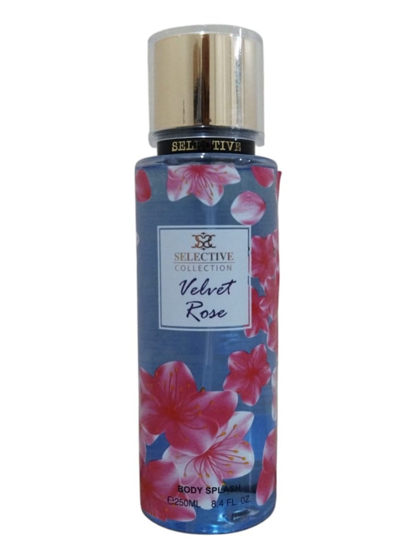 Selective Collection Velvet Rose Body Splash For Women - 250 ML