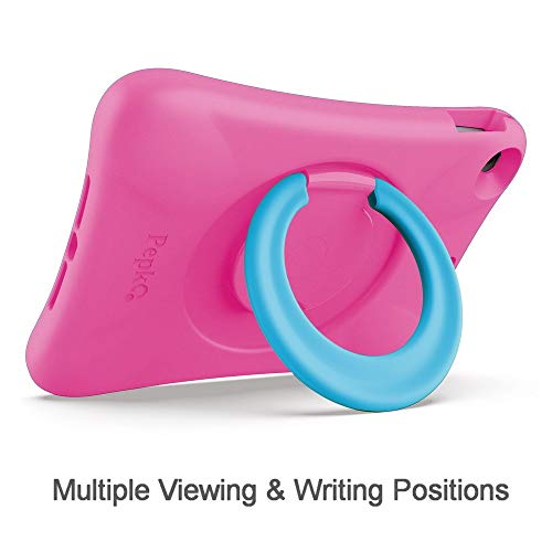 NLR FUN Kids EVA Case for iPad | Multi-Direction Stable Stand | Compatible with 10.2-Inch iPad 2021/2020/2019 (9th/8th/7th Generation) (Pink+Blue) - Image 2