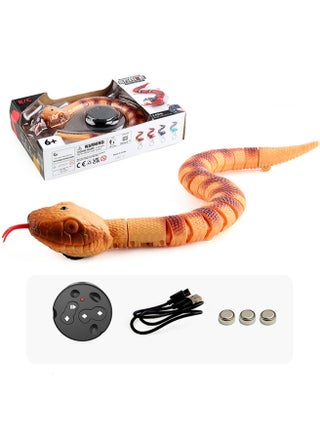 Children'S New And Unique Funny Trick Remote Control Snake Electronic Pet Infrared Remote Control Simulation Electric Toy (Rattlesnake Orange) - pzsku/Z6EE20203A9C348D75D24Z/45/_/1730271032/bc91ff9c-881d-4fa1-96af-ec80b3adb719