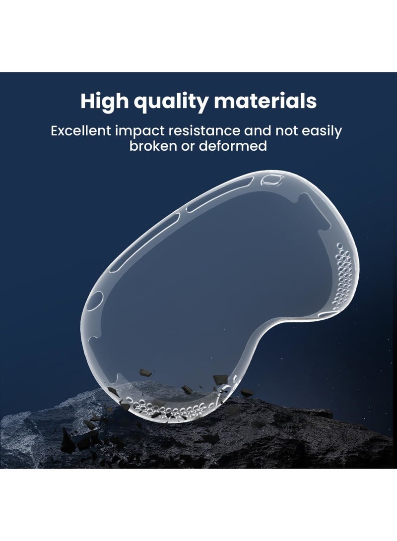 Barakah Compatible with Apple Vision Pro Case & Protective Cover - TPU Protective Cover for Vision Pro VR Headset Accessories, Ultimate Defense with Style, Crystal Clear, Slim Fit, Shockproof(Transparent) - Image 2