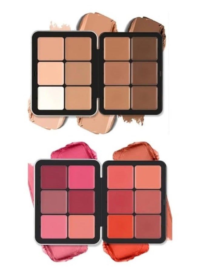 12-Shades Blusher And Concealer-Palette Multicolour - pzsku/Z6EE2364C6D1516AFFB52Z/45/_/1740918362/a3c71df5-3207-4320-9c99-9ac618e97226