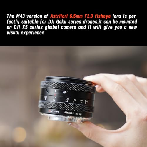 AstrHori 6.5mm F2.0 APS-C 192° Ultra Wide Circular Fisheye Lens Manual Focus Lens for Fuji X Mount Mirrorless Cameras X-E1,X-E2,X-E3,X-H1,X-T1,X-T10,X-T2,X-T3,X-T4,X-T20,X-T30,X-A10,X-A2,X-A3 - Image 5