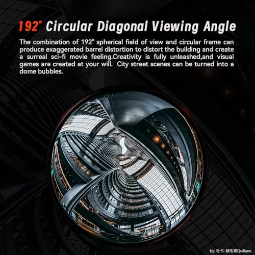 AstrHori 6.5mm F2.0 APS-C 192° Ultra Wide Circular Fisheye Lens Manual Focus Lens for Fuji X Mount Mirrorless Cameras X-E1,X-E2,X-E3,X-H1,X-T1,X-T10,X-T2,X-T3,X-T4,X-T20,X-T30,X-A10,X-A2,X-A3 - Image 2