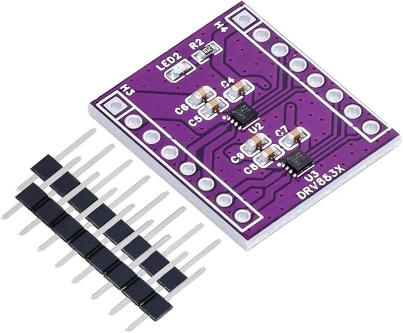 DRV8837 DC H Bridge Motor Driver Module 1 8A Stepper Board 2 Channels 2way Color - Image 2