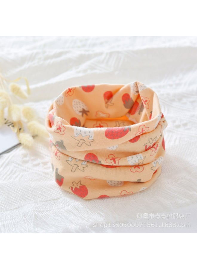 New Children's Neck Set Of The Neck Cotton Boneless Warm Children's Scarf Hair Accessories A Generation Of Hair