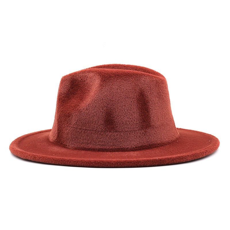 Fedora Hat   Faux Mink Fur Women Winter Warm Wide Brim Hat - Image 4
