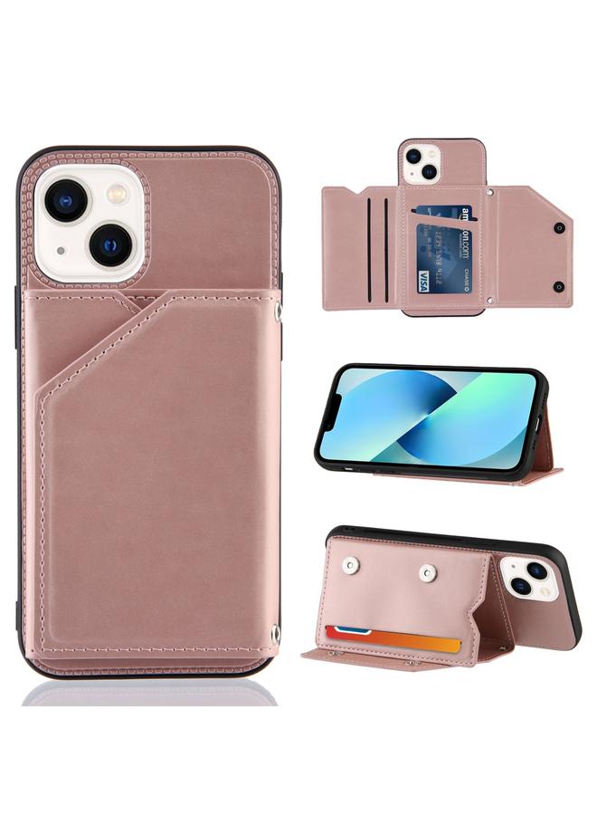 erorex Case For iPhone 15 Plus Skin Feel PU + TPU + PC Back Cover Shockproof Case - Image 1