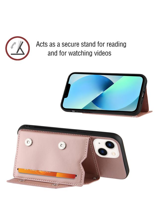erorex Case For iPhone 15 Plus Skin Feel PU + TPU + PC Back Cover Shockproof Case - Image 4