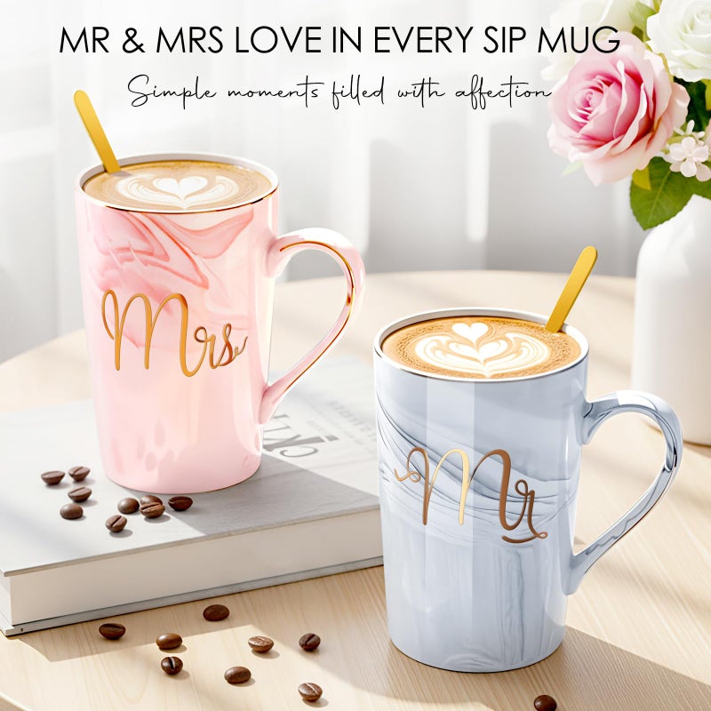 HELORAY Wedding Gifts for Couples Engagement Gift Newly Wed Gifts for Couple Unique Bridal Shower Gift for Bride To Be Mr and Mrs Presents for Newlyweds Bride and Groom Registry Must Haves His and Hers - Image 2