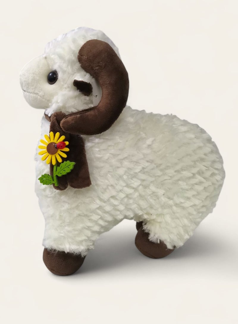 HASSM Stuffed Sheep Doll, Cute Sleeping Pet Doll for Girls, Best Birthday Gifts for Women, Boys, and Teens - Image 1