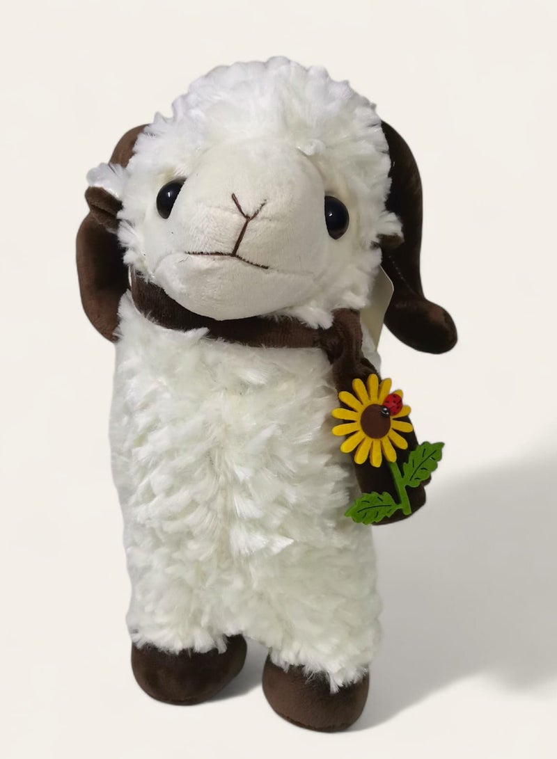 HASSM Stuffed Sheep Doll, Cute Sleeping Pet Doll for Girls, Best Birthday Gifts for Women, Boys, and Teens - Image 2