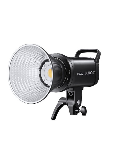 SL100Bi Compact LED Video Light Photography Fill Light 100W 2800K-6500K Bi-color Temperature Built-in 11 FX Lighting Effects CRI96+ TLCI97+ Bowens Mount
