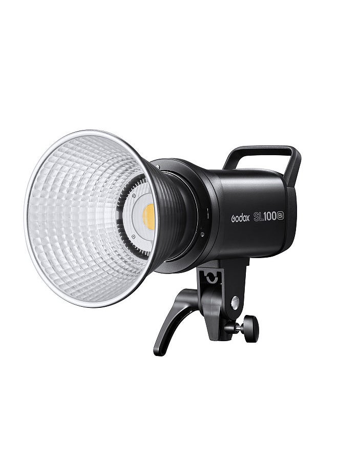 SL100Bi Compact LED Video Light Photography Fill Light 100W 2800K-6500K Bi-color Temperature Built-in 11 FX Lighting Effects CRI96+ TLCI97+ Bowens Mount
