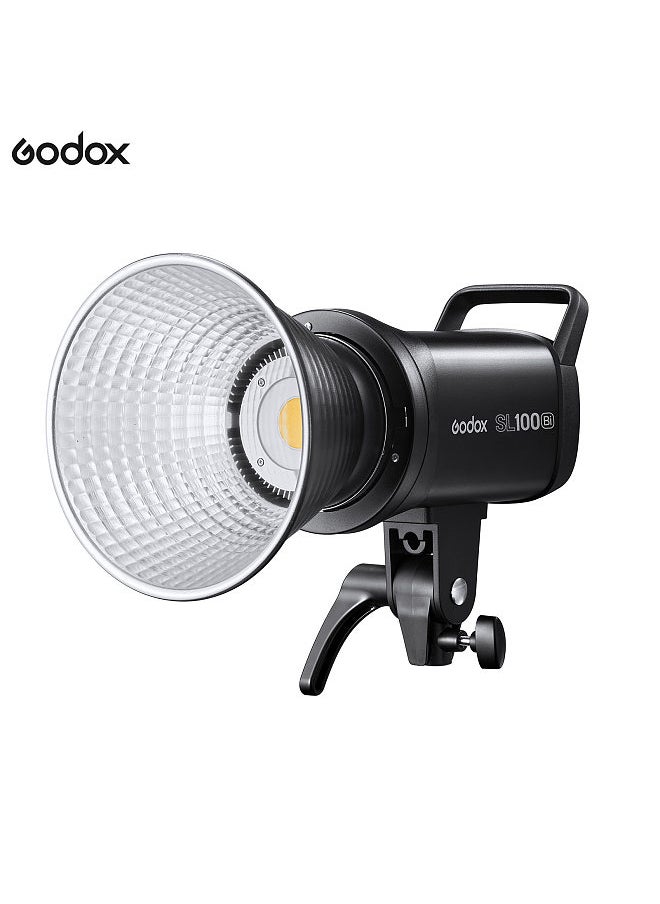 SL100Bi Compact LED Video Light Photography Fill Light 100W 2800K-6500K Bi-color Temperature Built-in 11 FX Lighting Effects CRI96+ TLCI97+ Bowens Mount