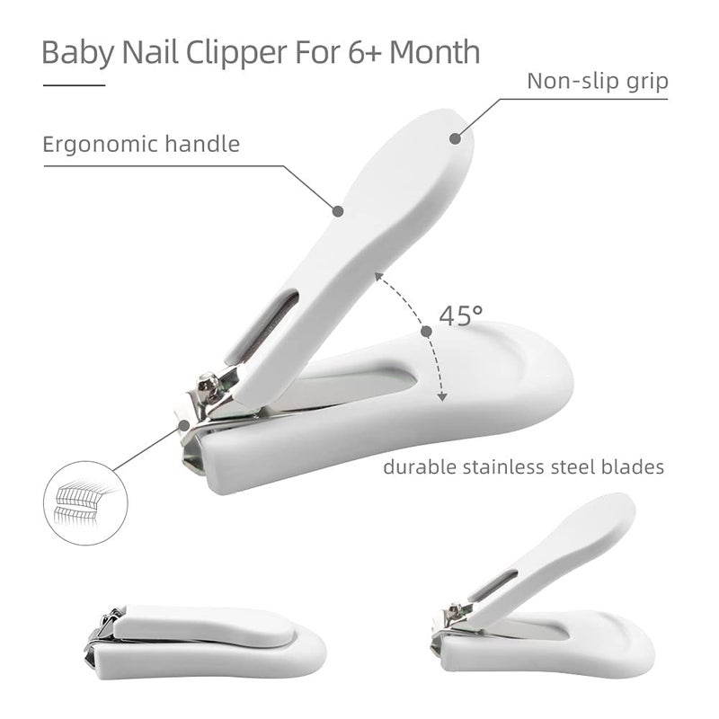 PAPABEAR Baby Nail Clippers Set with Cute Case, Infant Fingernail and Toenail File Kit for Newborn Manicure and Pedicure, New Mom Grooming Gift - Image 3
