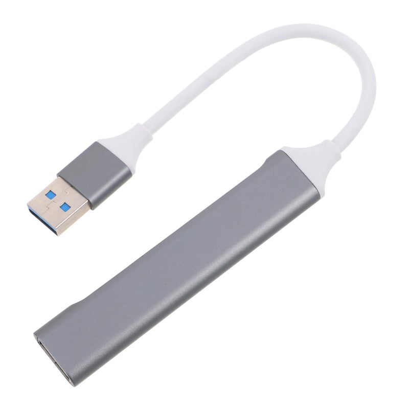USB Hub 4 منافذ نقل بيانات عالي السرعة مقسم USB للكمبيوتر المحمول توافق واسع لا حاجة لتعريفات - Image 2
